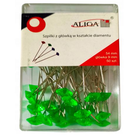 Szpilki Aliga Diament 54mm, Różowe - 2